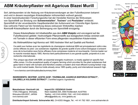 ABM Kräuterpflaster mit Agaricus Blazei Murill