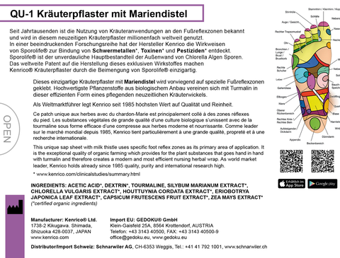 QU-1 Kräuterpflaster mit Mariendistel